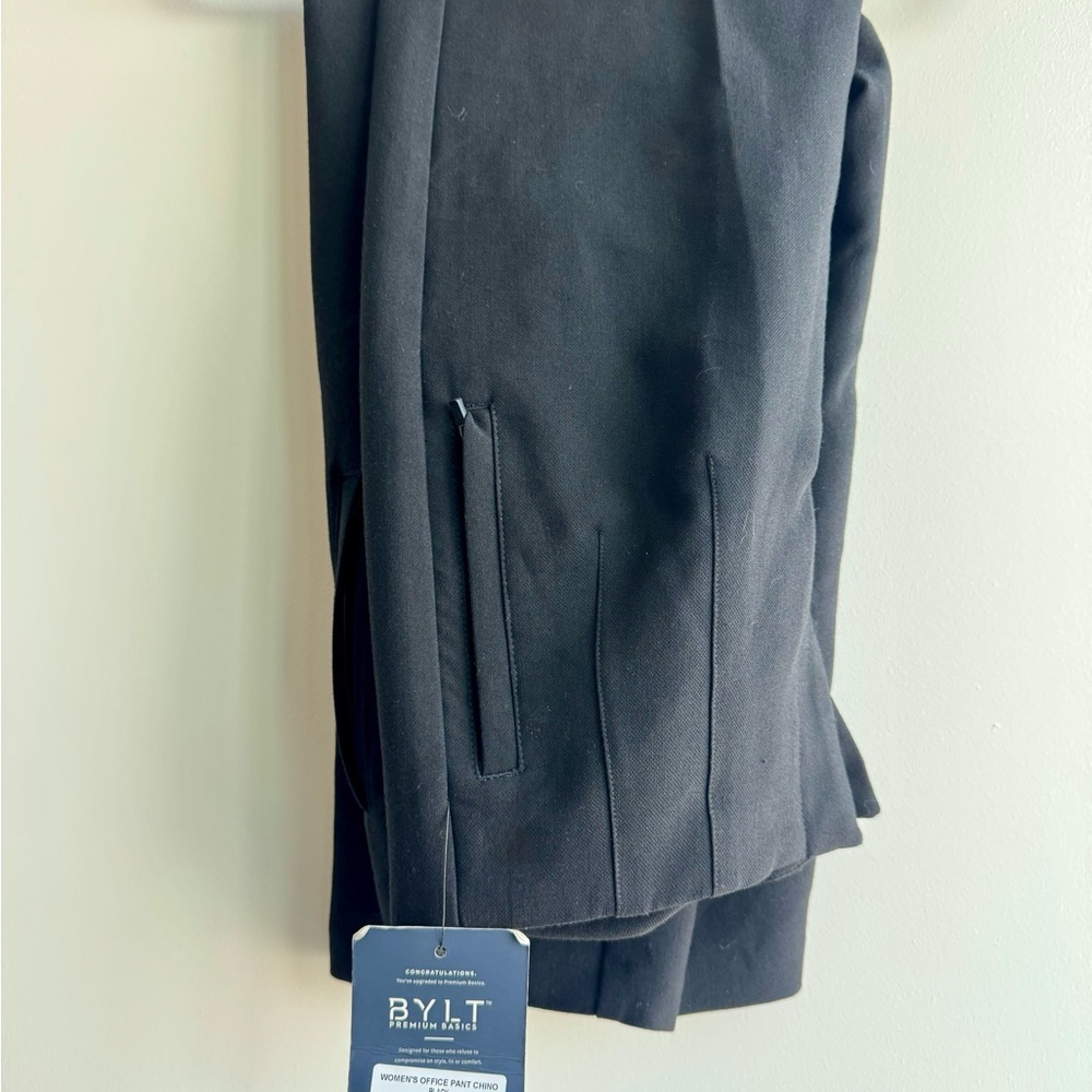 BYLT Black Women's Dress office Chino Pants size L
